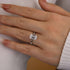 Louily Classic Yellow Gold Emerald Cut Solitaire Engagement Ring - louilyjewelry