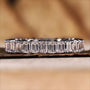 Louily Classic Emerald Cut Women's Wedding Band for Gifts - louilyjewelry