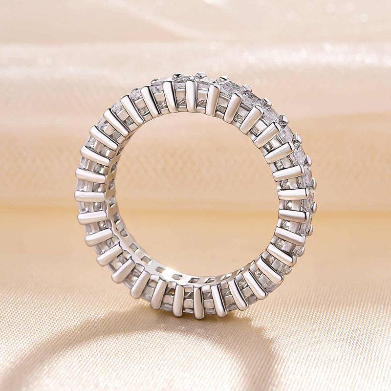 Louily Classic Emerald Cut Women's Wedding Band for Gifts - louilyjewelry