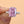 Louily Elegant Crushed Ice Pink Stone Cushion Cut Engagement Ring