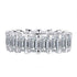 Louily Eternity Simulated Diamond Wedding Band for Women - louilyjewelry