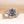 Louily Exclusive Asscher Cut Three Stone Women's Engagement Ring In Sterling Silver