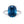 Louily Exclusive Cushion Cut Montana Blue Sapphire Engagement Ring In Sterling Silver