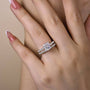 Louily Exquisite 2.0 Carat Cushion Cut Women's Wedding Ring Set In Sterling Silver - louilyjewelry