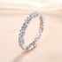 Louily Fashion Design Marquise Cut & Round Cut Wedding Band In Sterling Silver - louilyjewelry