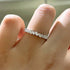 Louily Fashion Design Marquise Cut & Round Cut Wedding Band In Sterling Silver - louilyjewelry