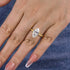 Louily Fashion Marquise Cut Women's Engagement Ring In Sterling Silver - louilyjewelry