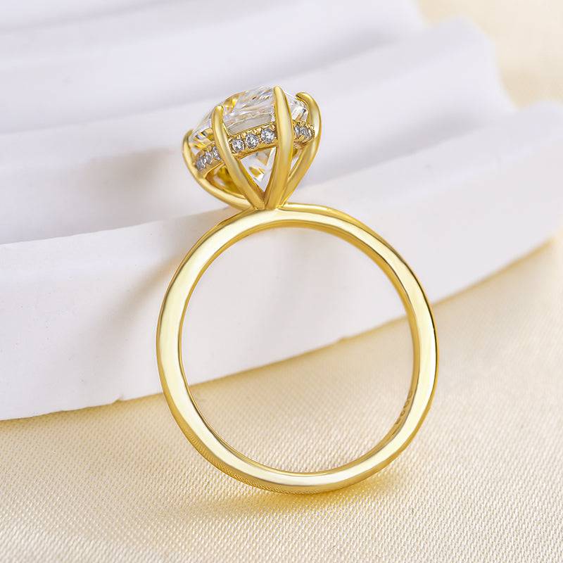 Louily Fashion Marquise Cut Women's Engagement Ring In Sterling Silver - louilyjewelry