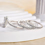Louily Gorgeous Halo Radiant Cut 3PC Wedding Ring Set For Women In Sterling Silver - louilyjewelry