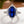 Louily Gorgeous Halo Split Shank Oval Cut Blue Sapphire Engagement Ring