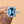 Louily Halo Emerald Cut Light Aquamarine Blue Engagement Ring In Sterling Silver