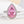 Louily Halo Pear Cut Simulated Diamond Pink Sapphire Engagement Ring In Sterling Silver