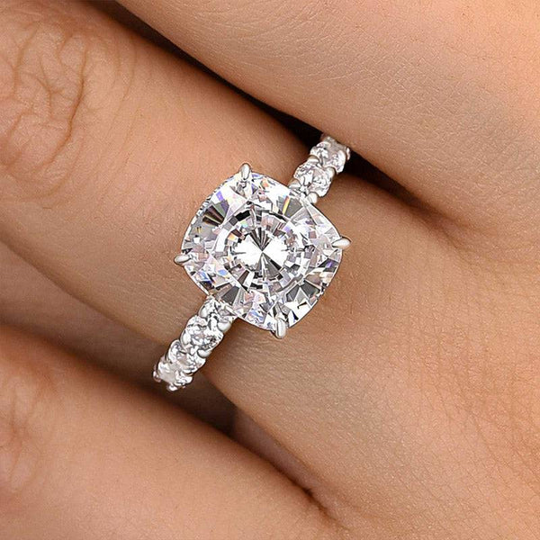 Louily Honorable Cushion Cut Engagement Ring