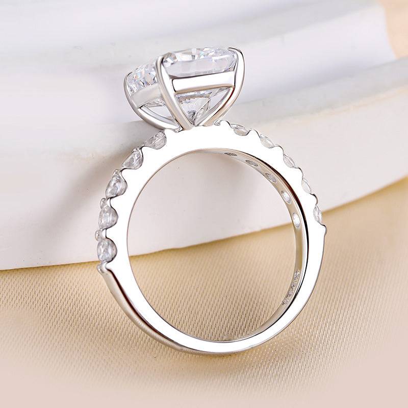 Louily Honorable Cushion Cut Engagement Ring - louilyjewelry