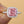 Louily Lovely Halo Radiant Cut Pink Stone Engagement Ring