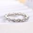 Louily Lovely Round Cut Women's Wedding Band In Sterling Silver - louilyjewelry