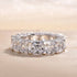 Louily Luxurious Cushion Cut Women's Wedding Band In Sterling Silver - louilyjewelry
