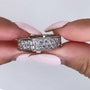 Louily Luxurious Pave Wide Wedding Band - louilyjewelry