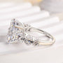 Louily Luxury Crushed Ice Oval Cut Seven Stone Engagement Ring - louilyjewelry