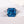 Louily Luxury Radiant & Triangle Cut Blue Sapphire Three Stone Engagement Ring