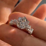 Moissanite 2.0 Carat Engagement Ring Promise Ring For Women - louilyjewelry