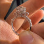 Moissanite 2.0 Carat Engagement Ring Promise Ring For Women - louilyjewelry