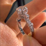 Moissanite 2.0 Carat Engagement Ring Promise Ring For Women - louilyjewelry