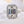 Load image into Gallery viewer, Louily Noble Halo Split Shank Emerald Cut Engagement Ring In Sterling Silver
