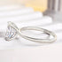 Louily Square Princess Cut Engagement Ring for Women In Sterling Silver - louilyjewelry