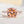 Load image into Gallery viewer, Louily Rose Gold Peachy Pink Stone Cushion Cut Engagement Ring With Double Halo

