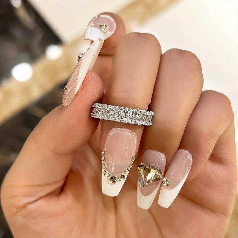 Louily Sparkle 3 Row Design Round Cut Wedding Band - louilyjewelry