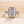 Louily Sparkle Halo Radiant Cut Simulated Diamond Engagement Ring In White Gold