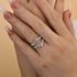 Louily Special Two-tone Round Cut Jacket Wedding Band - louilyjewelry