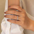 Louily Sterling Silver Vintage Leaf & Vine Art Deco Wedding Band - louilyjewelry
