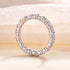 Louily Stunning Cushion Cut Women's Wedding Band In Sterling Silver - louilyjewelry