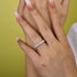 Louily Stunning Cushion Cut Women's Wedding Band In Sterling Silver - louilyjewelry