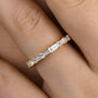 Louily Stunning Full Emerald Cut Wedding Band - louilyjewelry