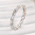 Louily Stunning Full Emerald Cut Wedding Band - louilyjewelry