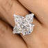 Louily Stunning Pear Cut Three Stone Engagement Ring - louilyjewelry