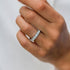 Louily Stunning Round Cut Women's Wedding Band In Sterling Silver - louilyjewelry