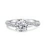Louily Twist 1.25 Carat Round Cut Wedding Set For Her In Sterling Silver - louilyjewelry