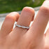 Louily Twist Eternity Pave Wedding Band for Women In Sterling Silver - louilyjewelry