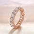 Louily Unique Cushion & Radiant Cut Women's Wedding Band In Sterling Silver - louilyjewelry