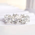 Louily Unique Full Pear Cut Women's Wedding Band - louilyjewelry