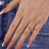 Louily Vintage Full Eternity Art Deco Stacking Women's Wedding Band In Sterling Silver - louilyjewelry