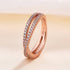 Louily  X Criss Cross Wedding Band For Women In Sterling Silver - louilyjewelry