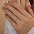 Louily  X Criss Cross Wedding Band For Women In Sterling Silver - louilyjewelry