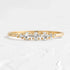 Louily Chic Yellow Gold Asscher Cut Wedding Band - louilyjewelry