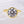 Load image into Gallery viewer, Louily Classic Yellow Gold Bezel Round Cut Engagement Ring In Sterling Silver
