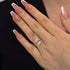 Louily Classic Yellow Gold Emerald Cut Solitaire Engagement Ring - louilyjewelry